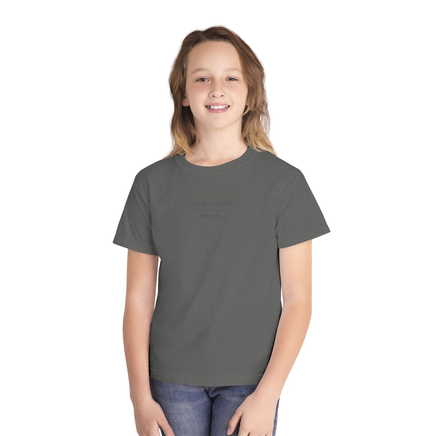 Youth Tee — 'GRIFF' Sunflower Logo Graphic