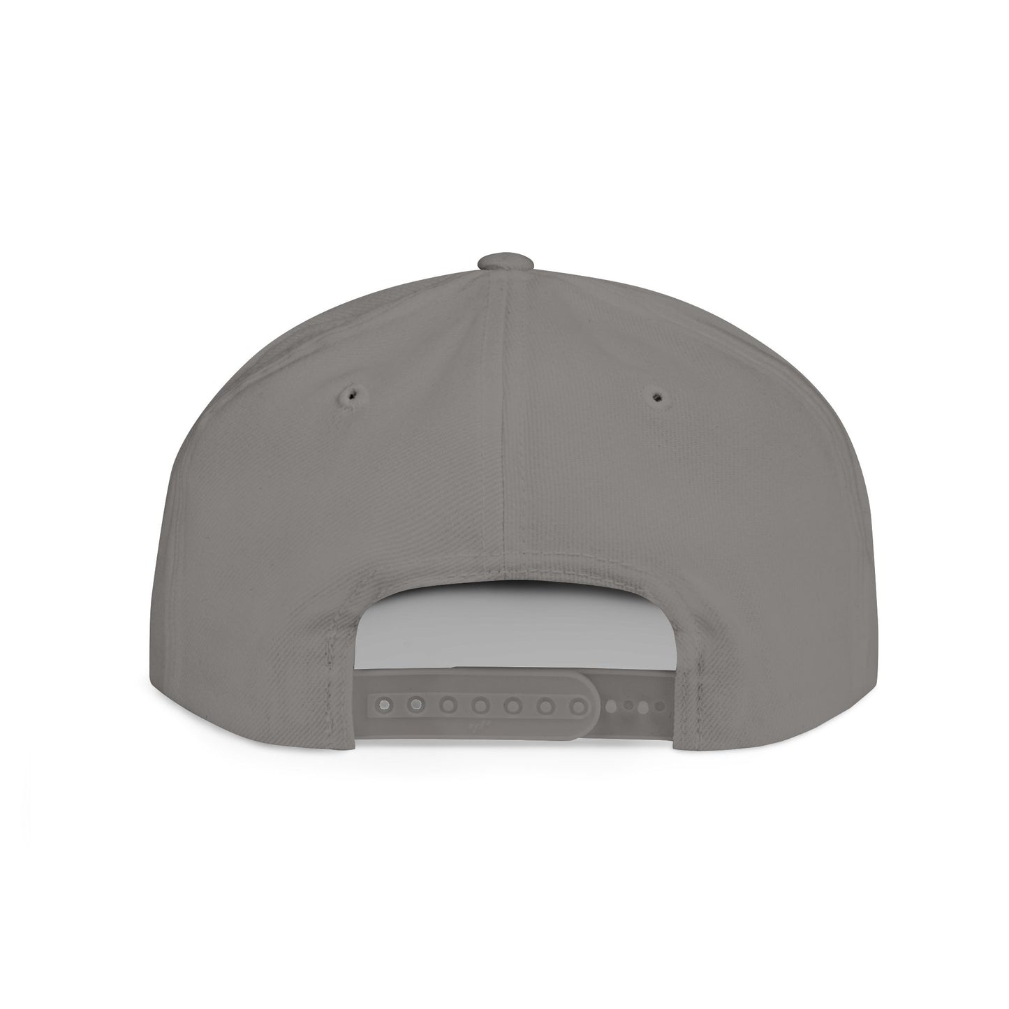 Flat Bill Snapback - white logo - 7 Colors