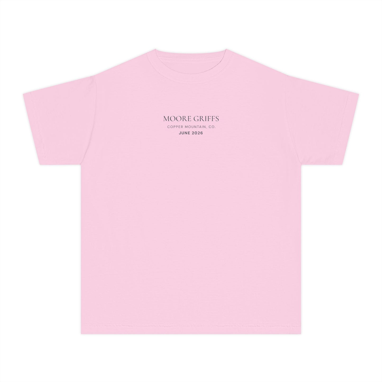 Youth Tee — 'GRIFF' Sunflower Logo Graphic