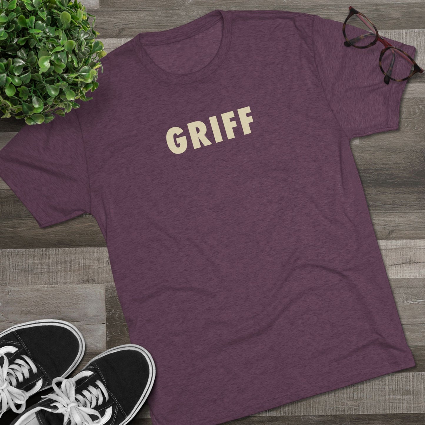 GRIFF Ts, small back logo