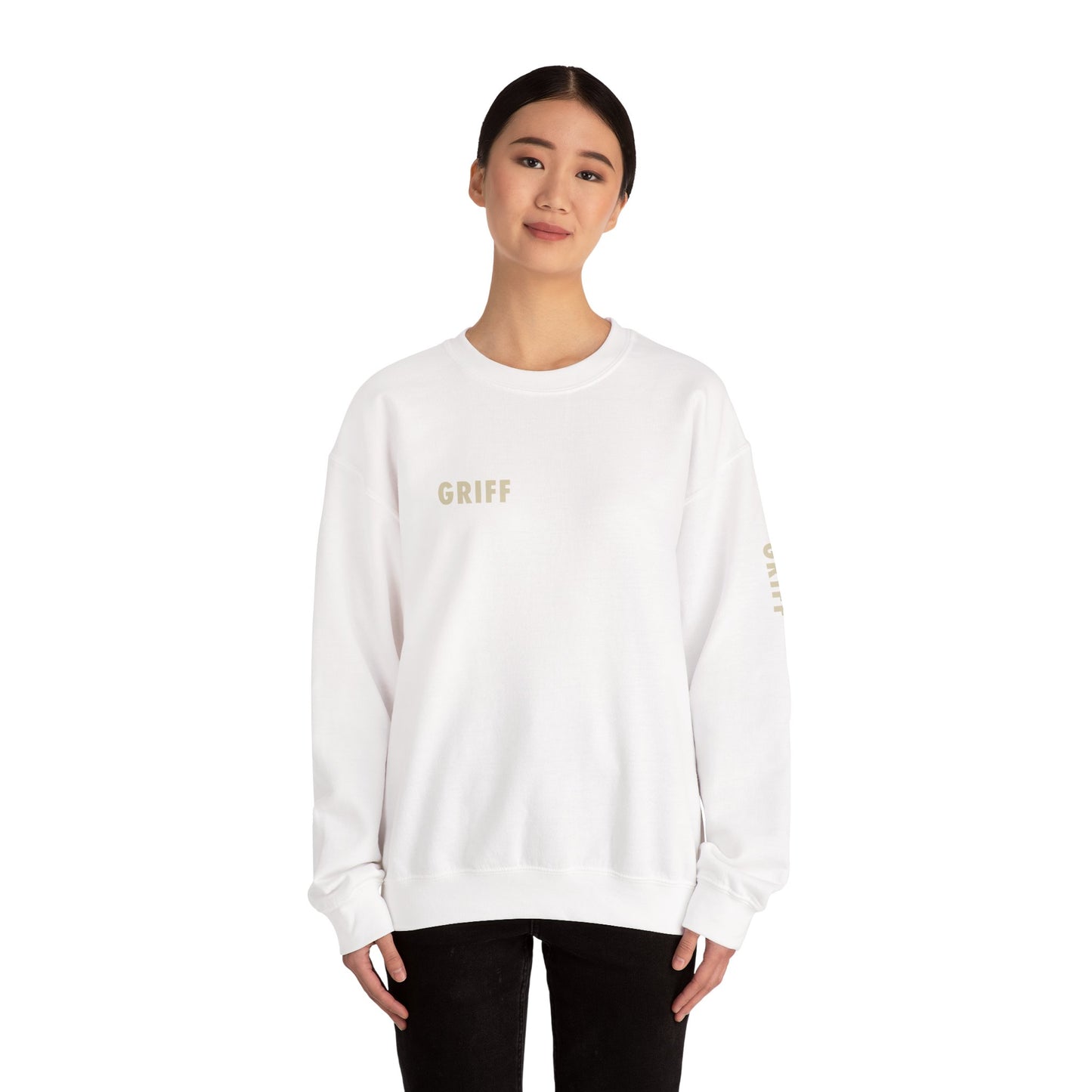 Minimalist GRIFF Unisex Crewneck Sweatshirt - Comfy Layering Piece, Gift Idea, Cozy Fashion, Everyday Wear, Casual Style