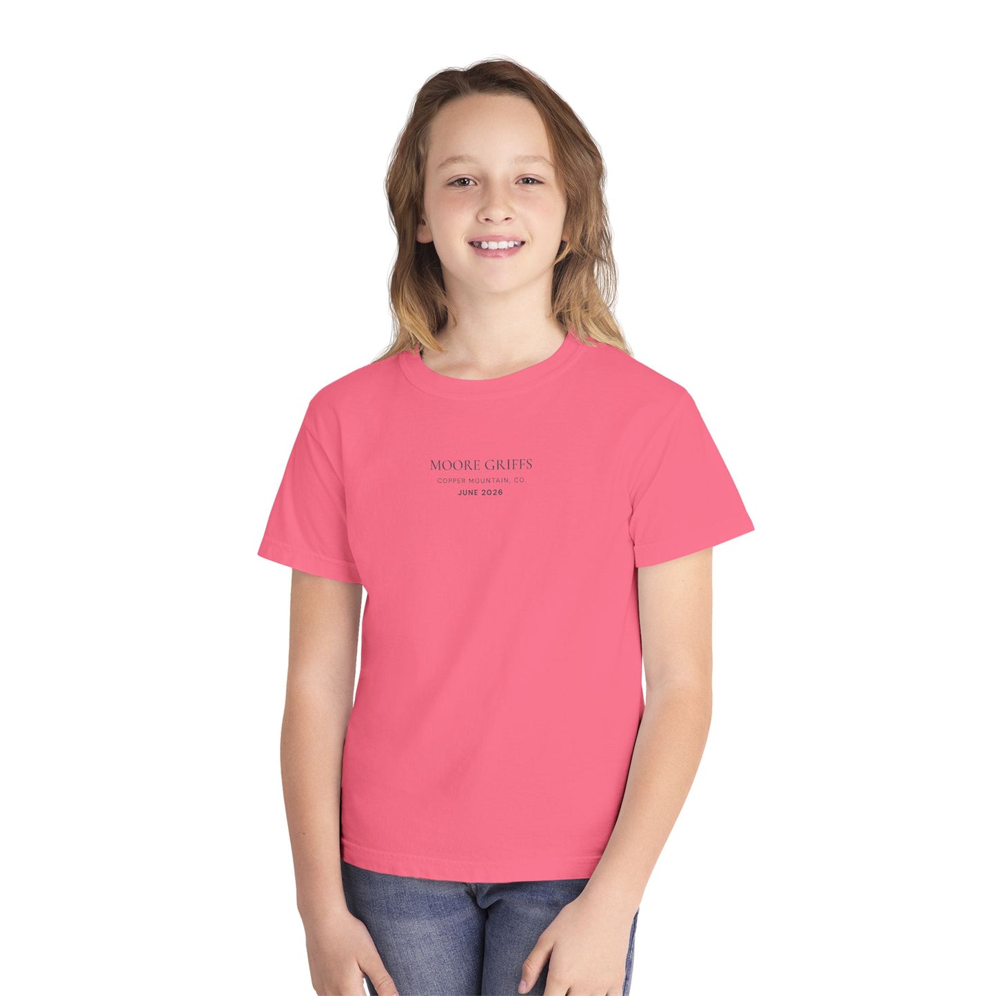 Youth Tee — 'GRIFF' Sunflower Logo Graphic