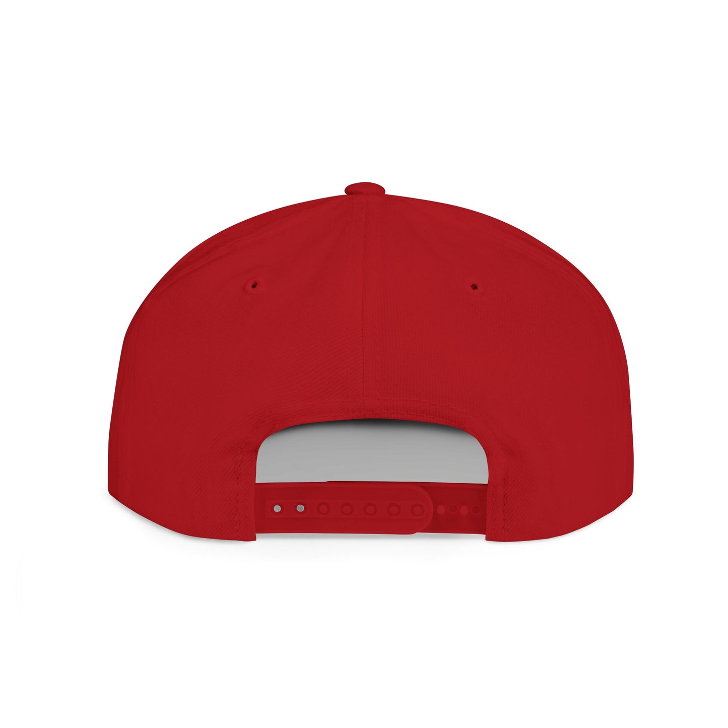 Flat Bill Snapback - white logo - 7 Colors