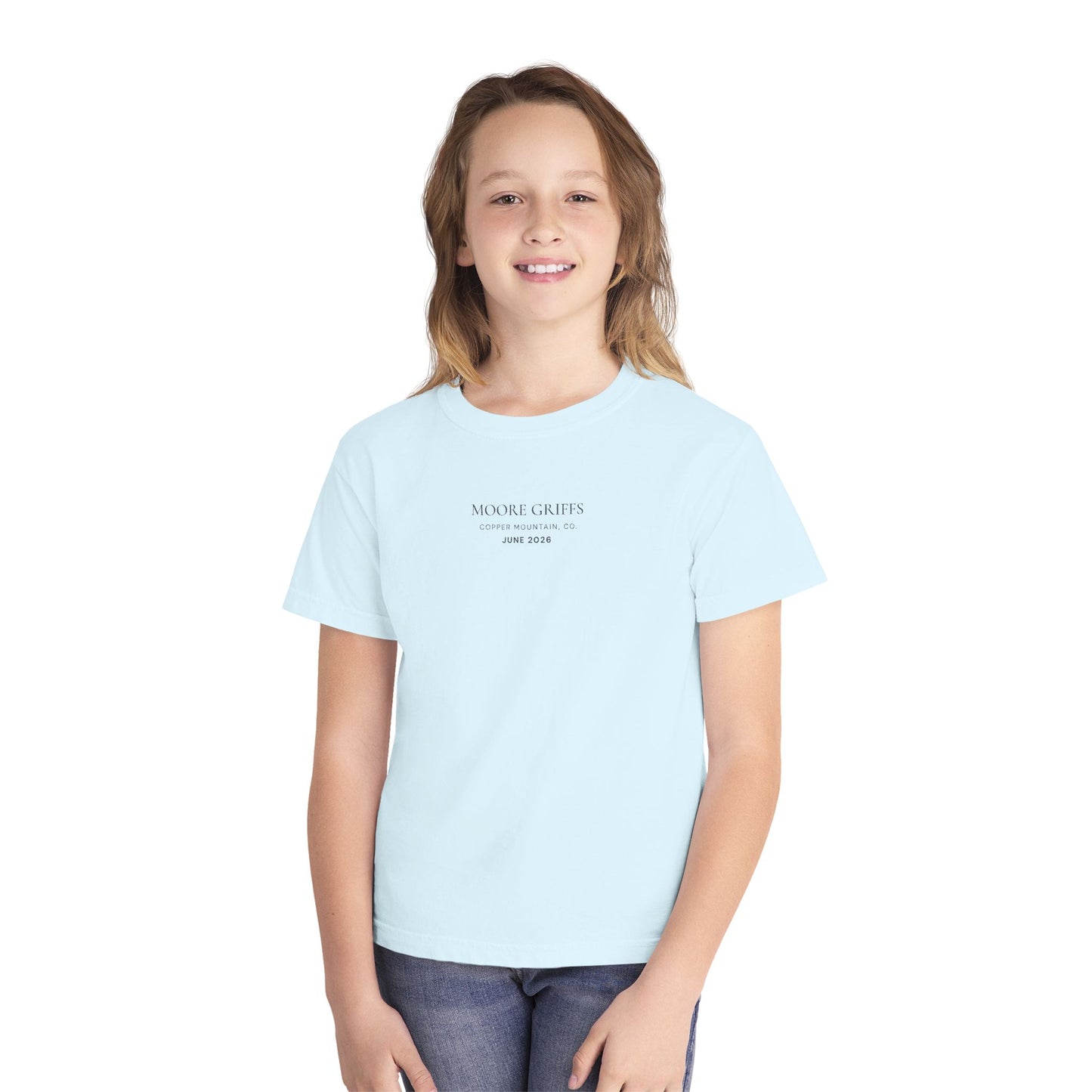 Youth Tee — 'GRIFF' Sunflower Logo Graphic