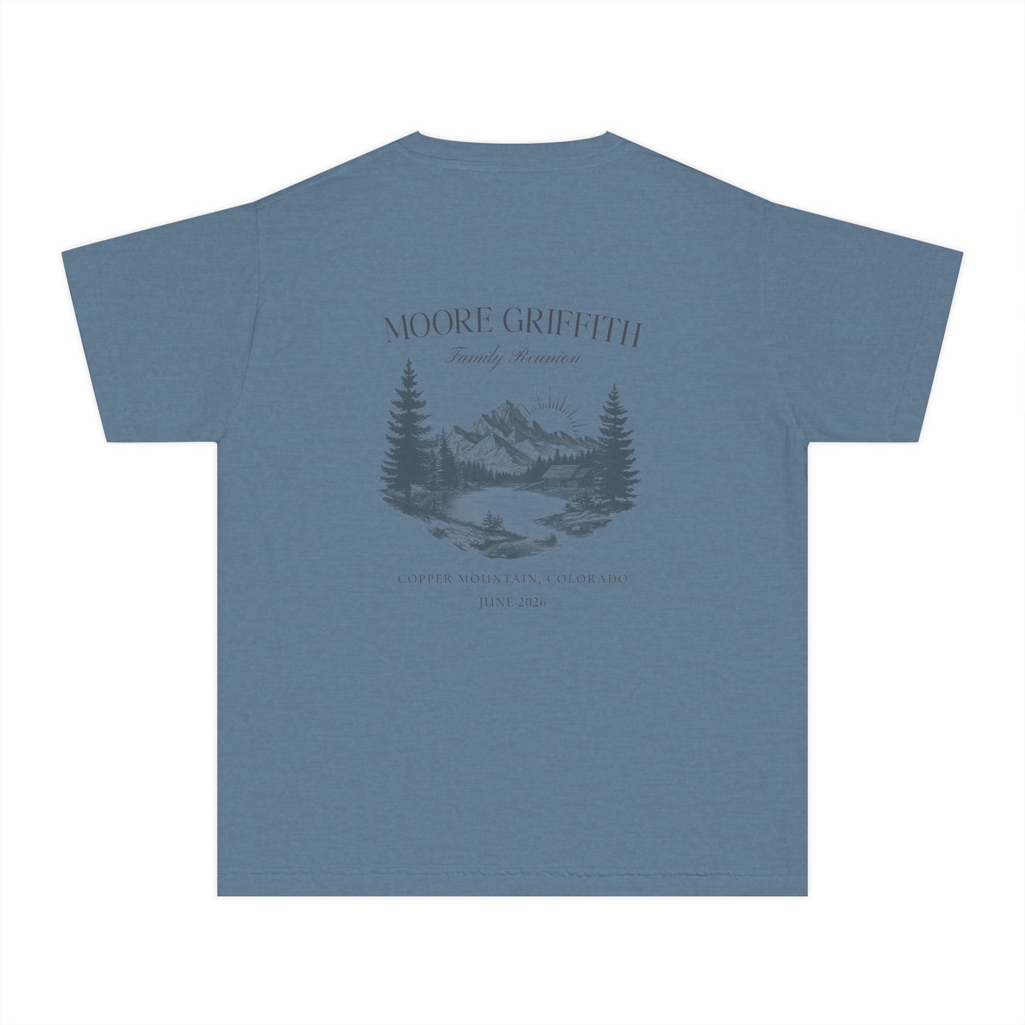 Youth Tee — 'GRIFF' Sunflower Logo Graphic