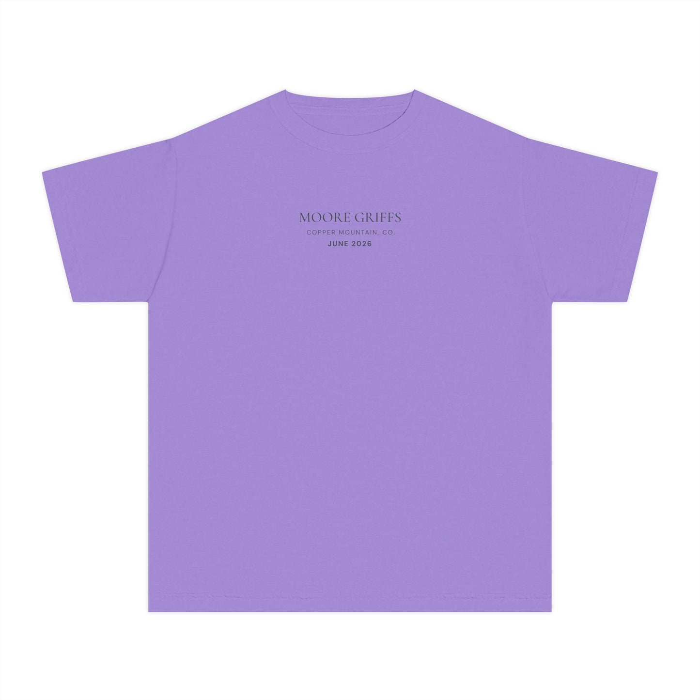 Youth Tee — 'GRIFF' Sunflower Logo Graphic