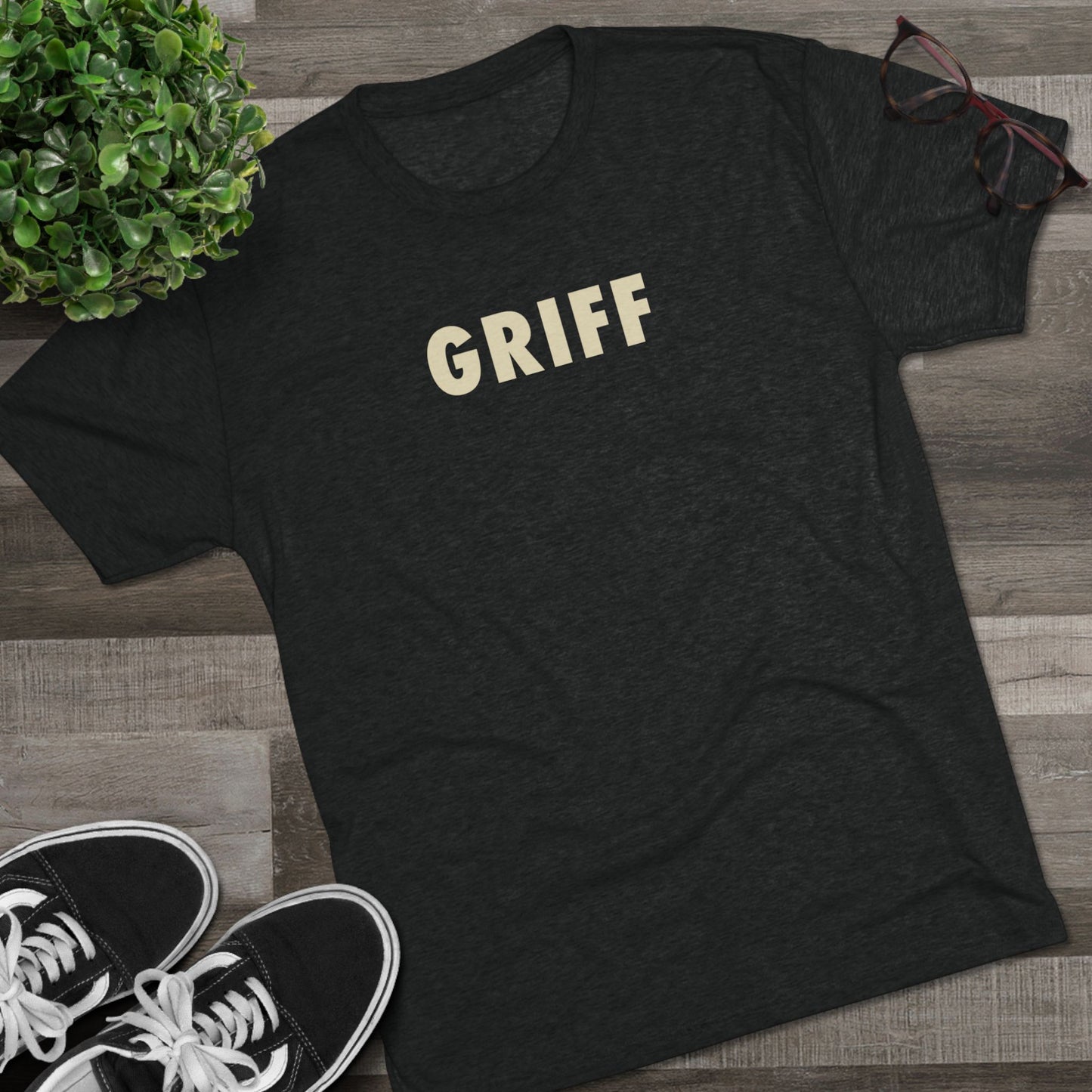 GRIFF Ts, small back logo