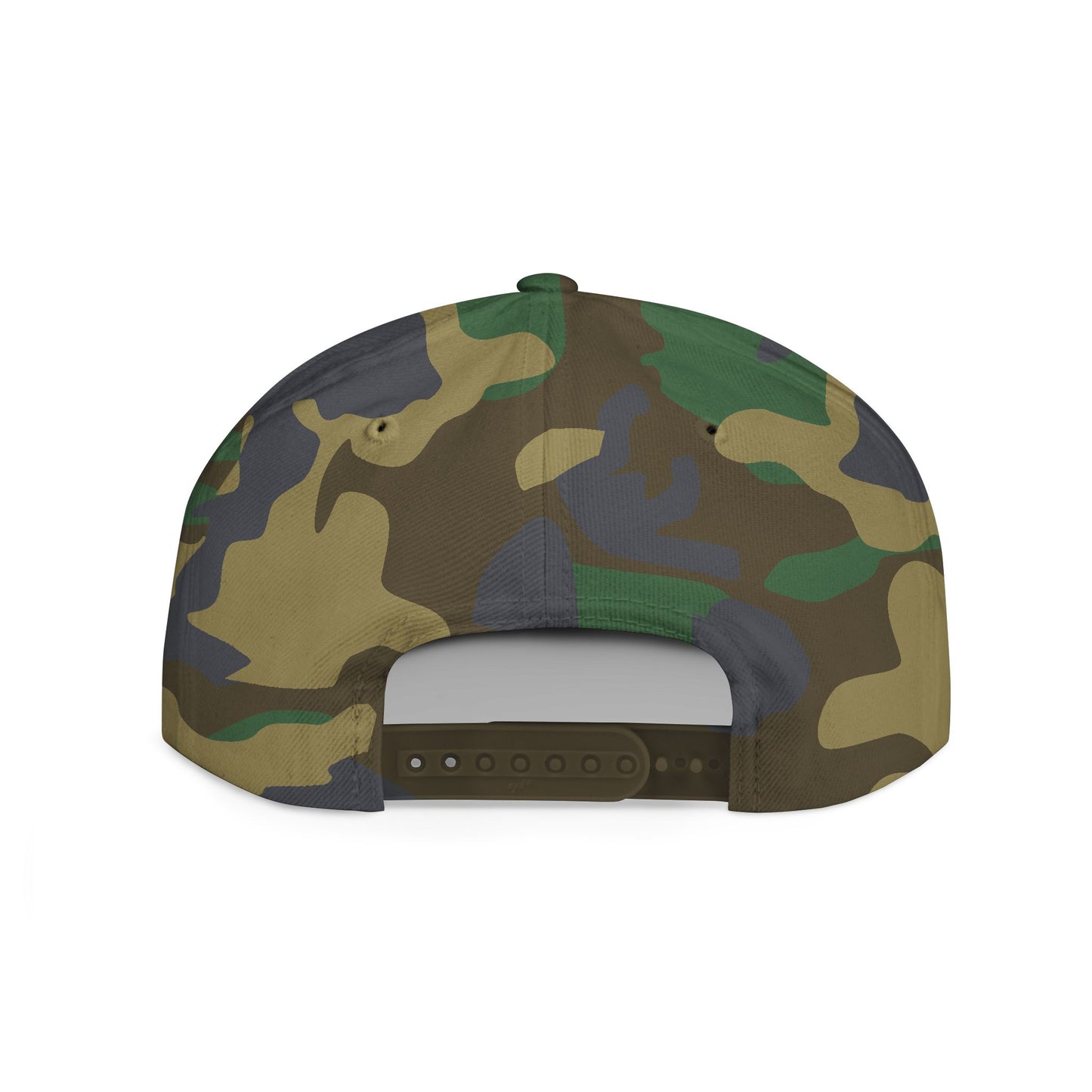 Flat Bill Snapback black logo, 8 Colors