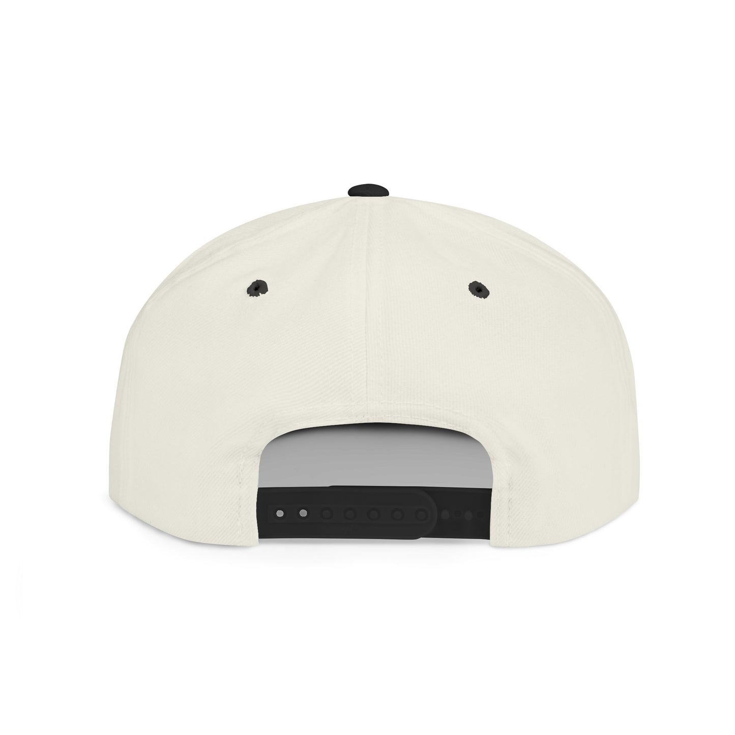 Sunburst Smile Flat Bill Snapback Hat – Retro Sunny Face Embroidered Cap