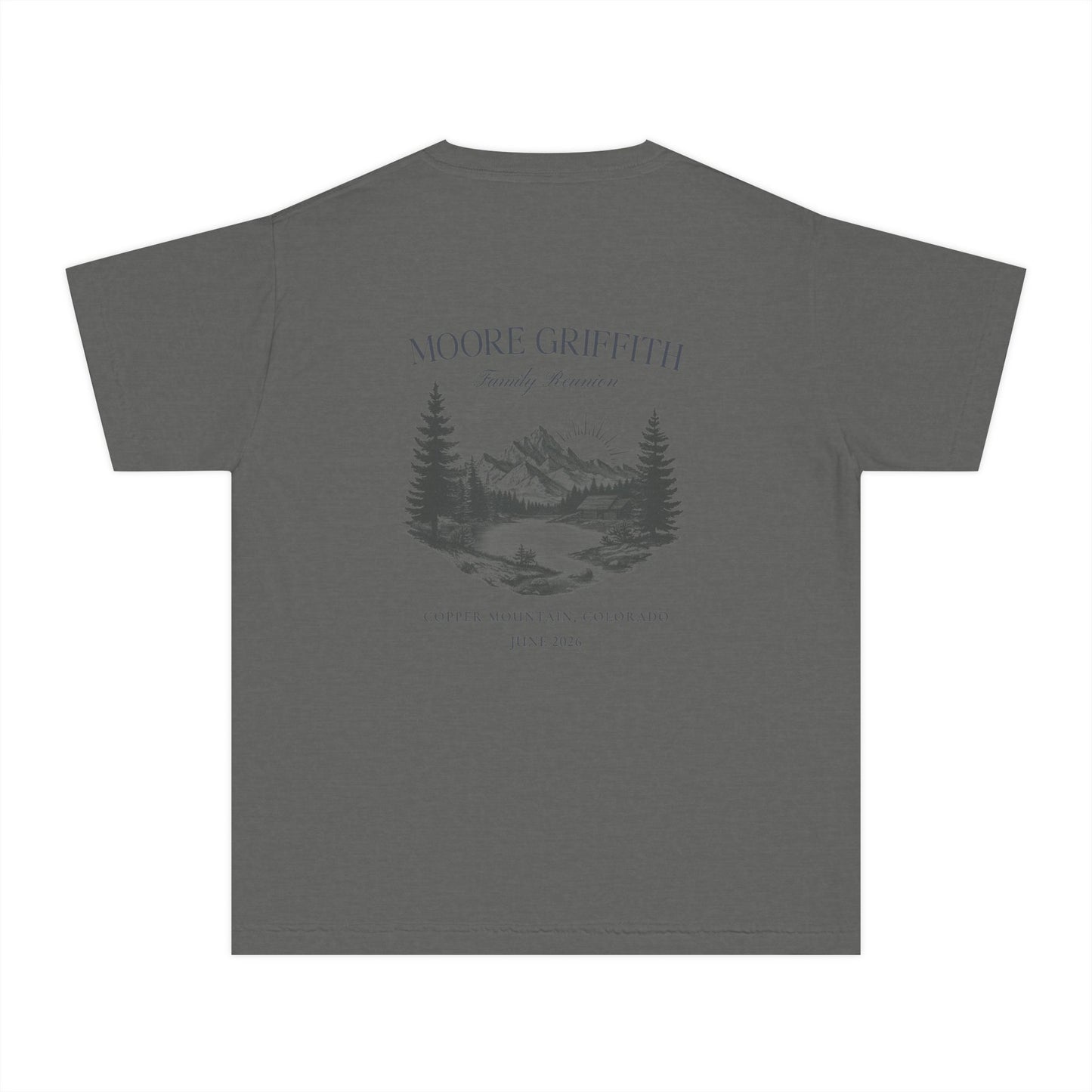 Youth Tee — 'GRIFF' Sunflower Logo Graphic