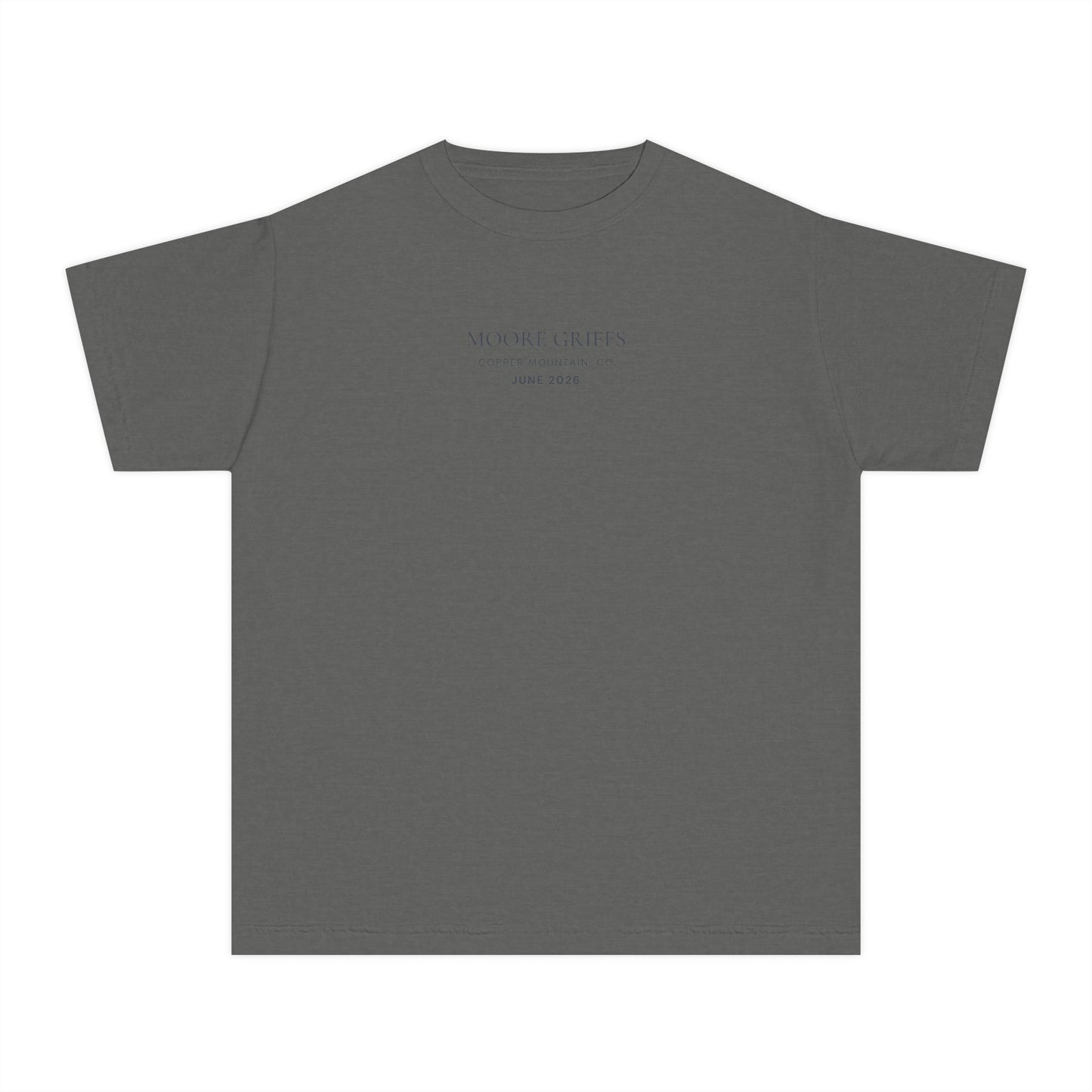 Youth Tee — 'GRIFF' Sunflower Logo Graphic