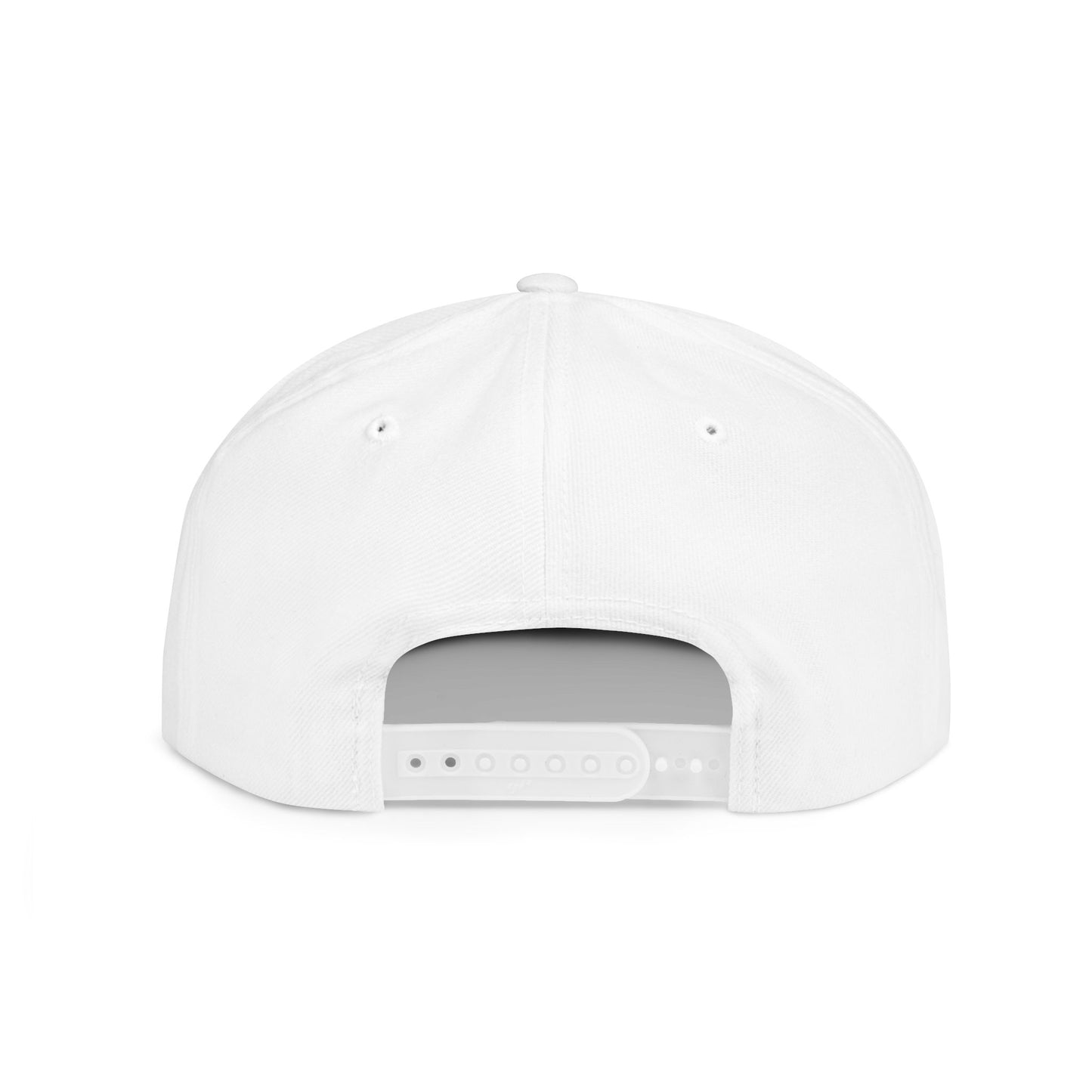 Flat Bill Snapback black logo, 8 Colors