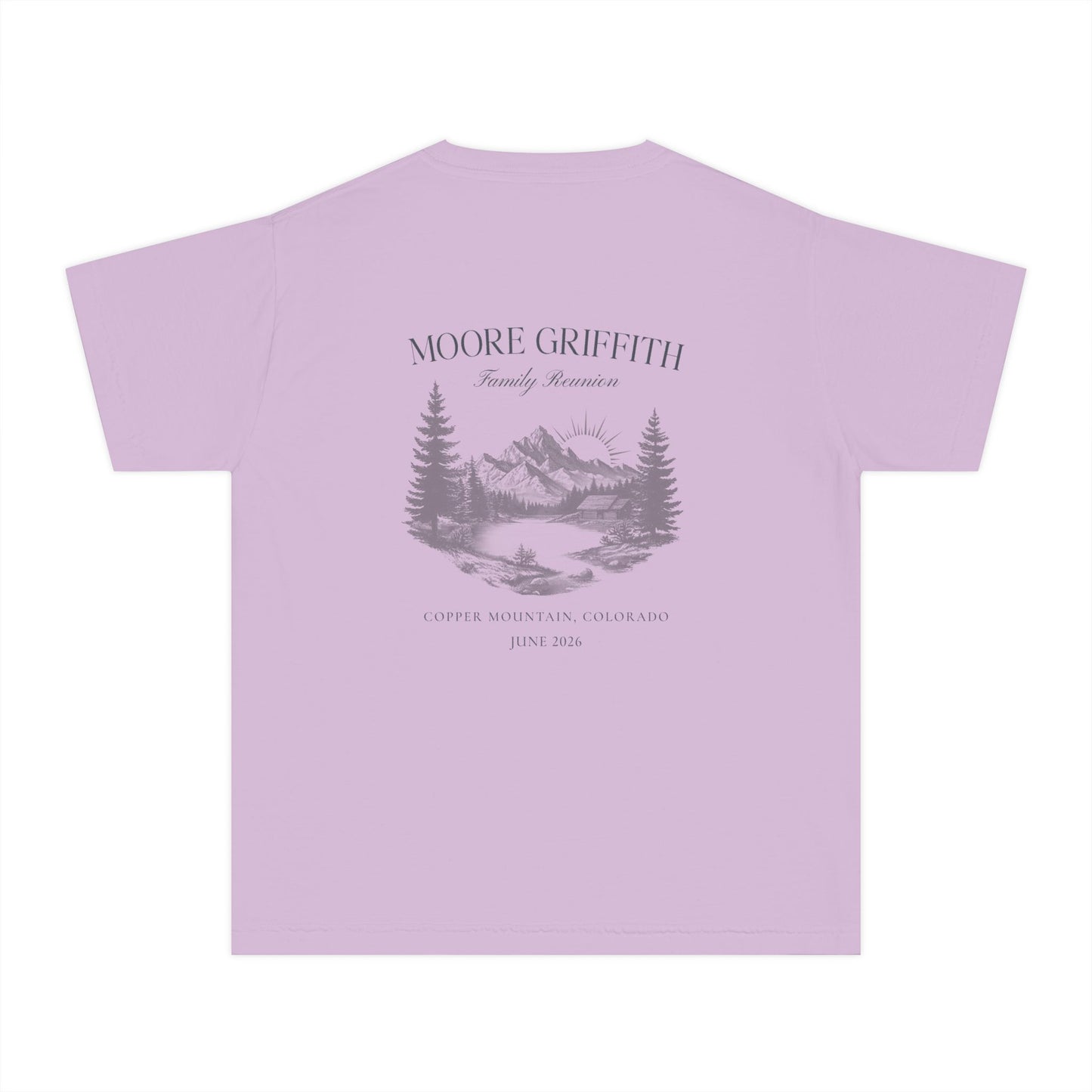 Youth Tee — 'GRIFF' Sunflower Logo Graphic
