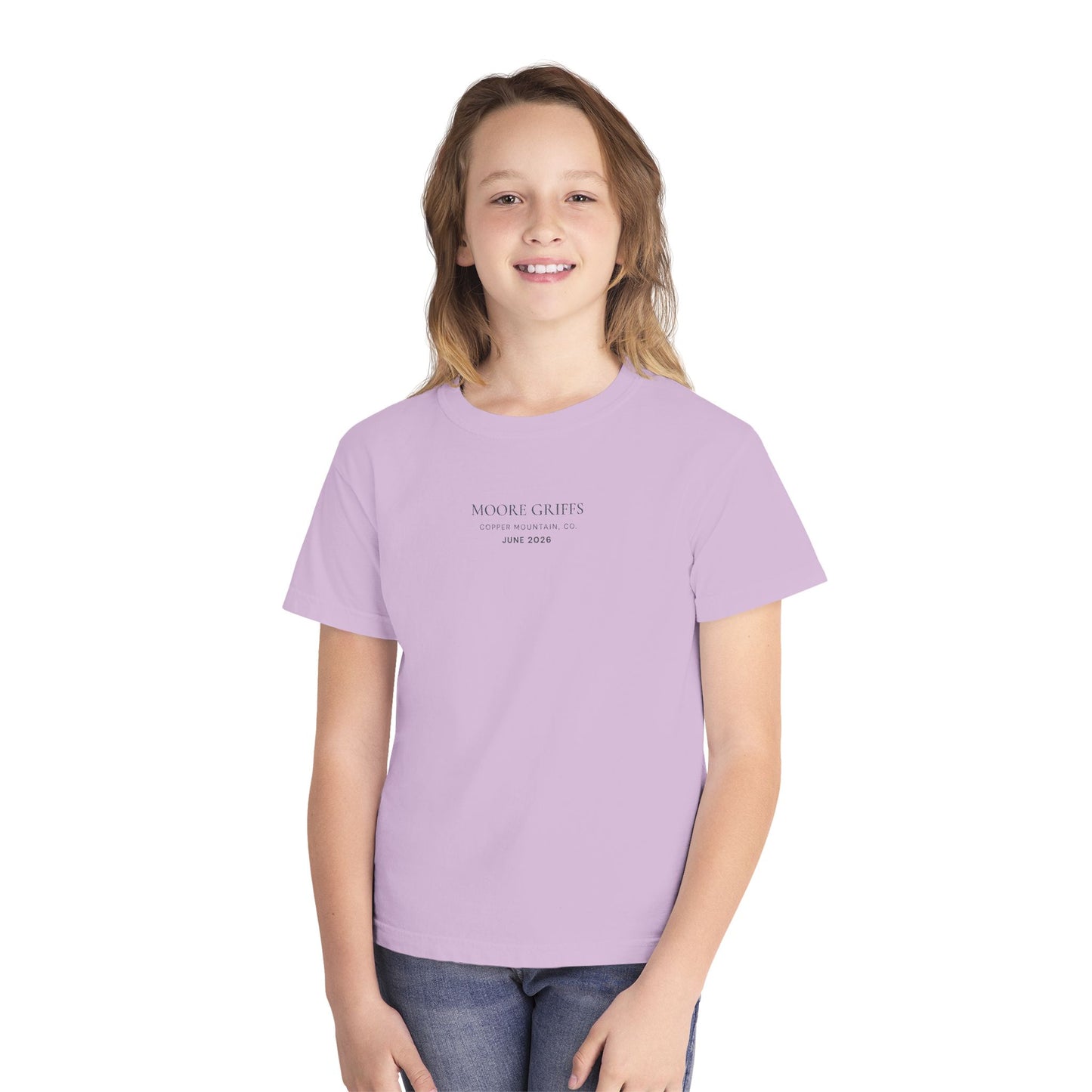 Youth Tee — 'GRIFF' Sunflower Logo Graphic