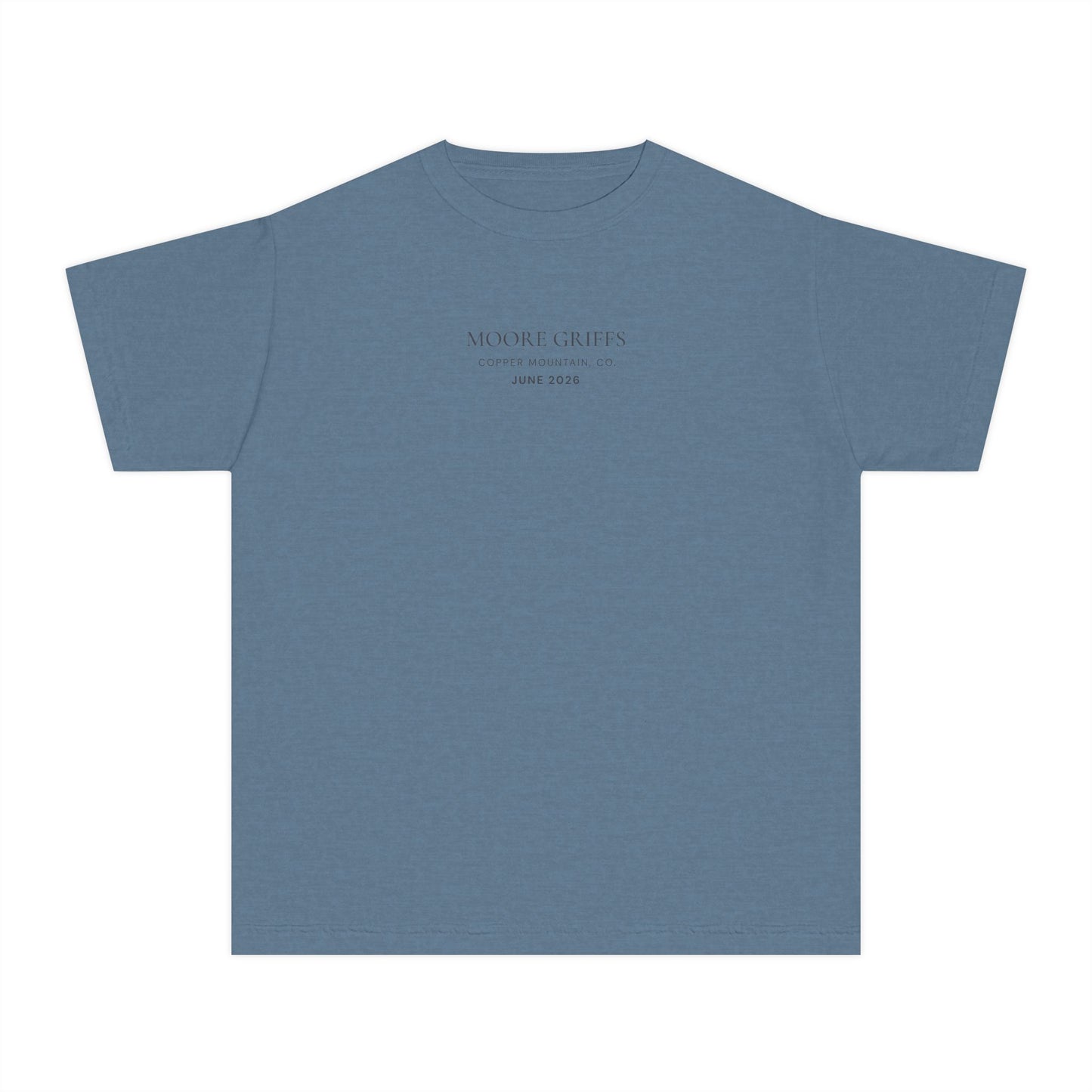 Youth Tee — 'GRIFF' Sunflower Logo Graphic