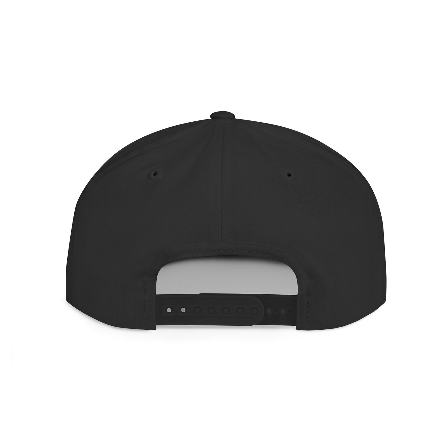 Flat Bill Snapback - white logo - 7 Colors