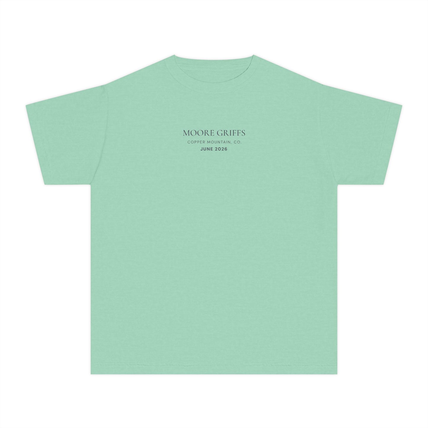 Youth Tee — 'GRIFF' Sunflower Logo Graphic