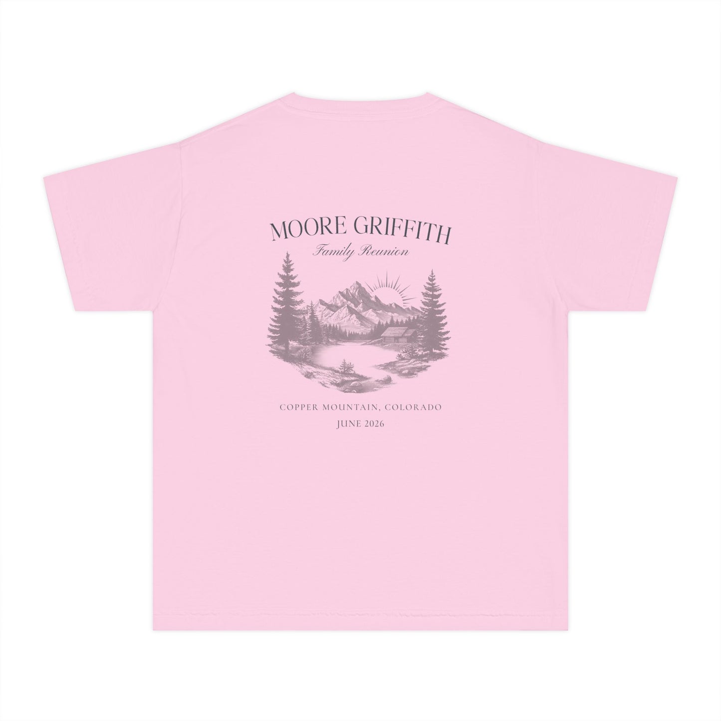Youth Tee — 'GRIFF' Sunflower Logo Graphic