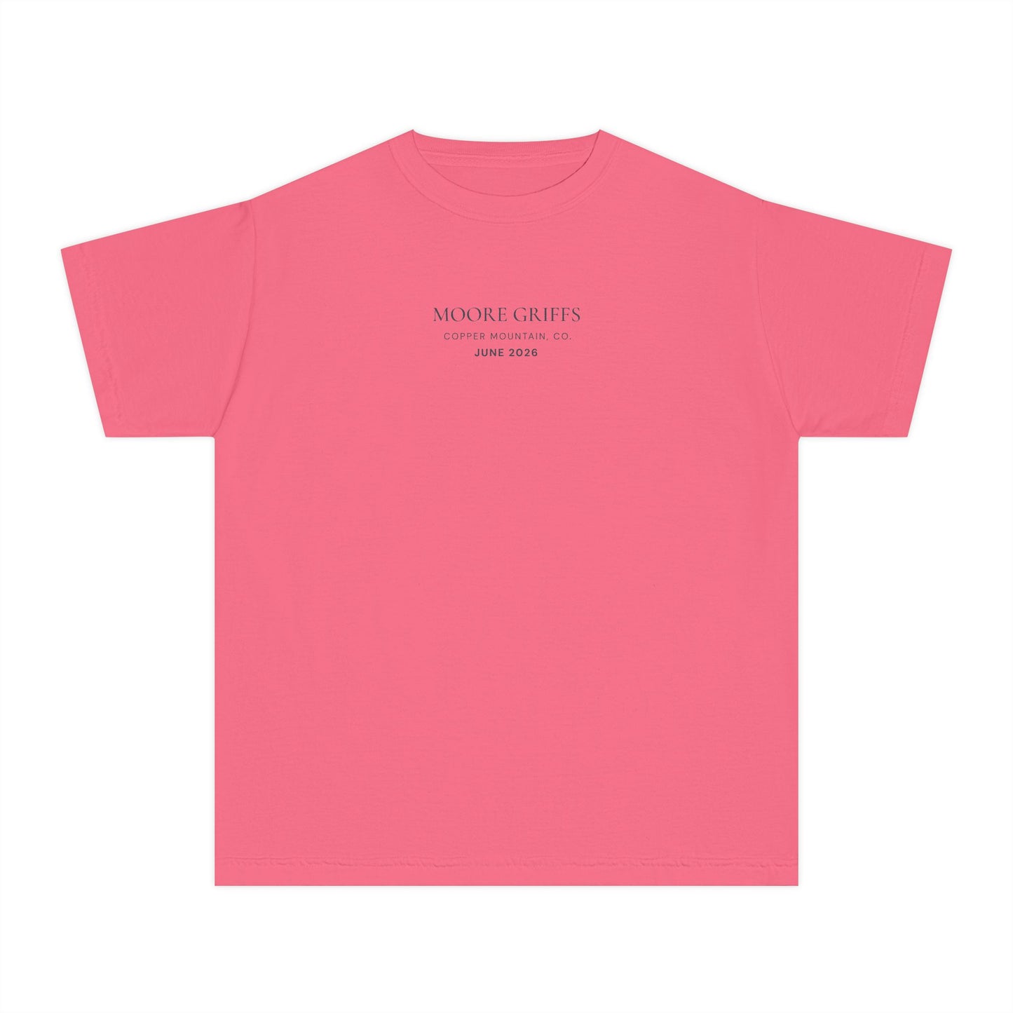 Youth Tee — 'GRIFF' Sunflower Logo Graphic