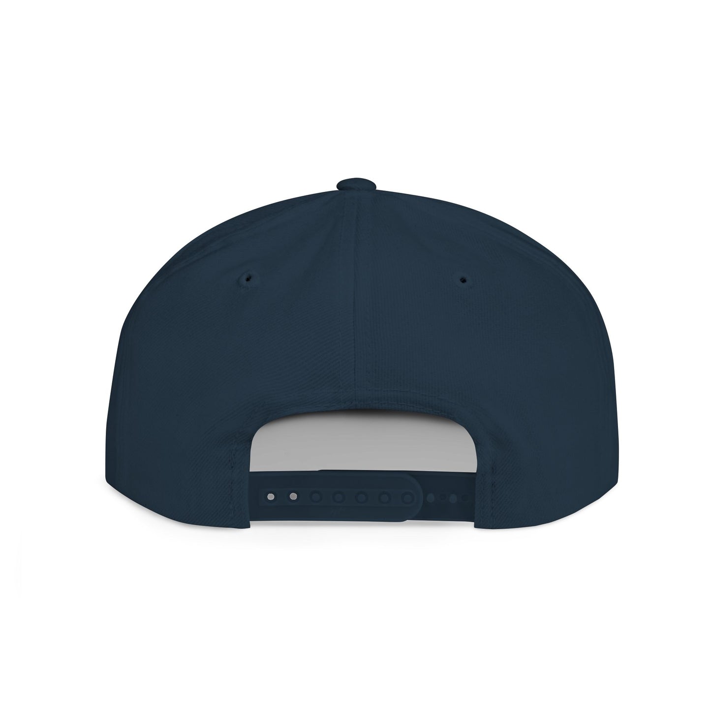 Flat Bill Snapback - white logo - 7 Colors