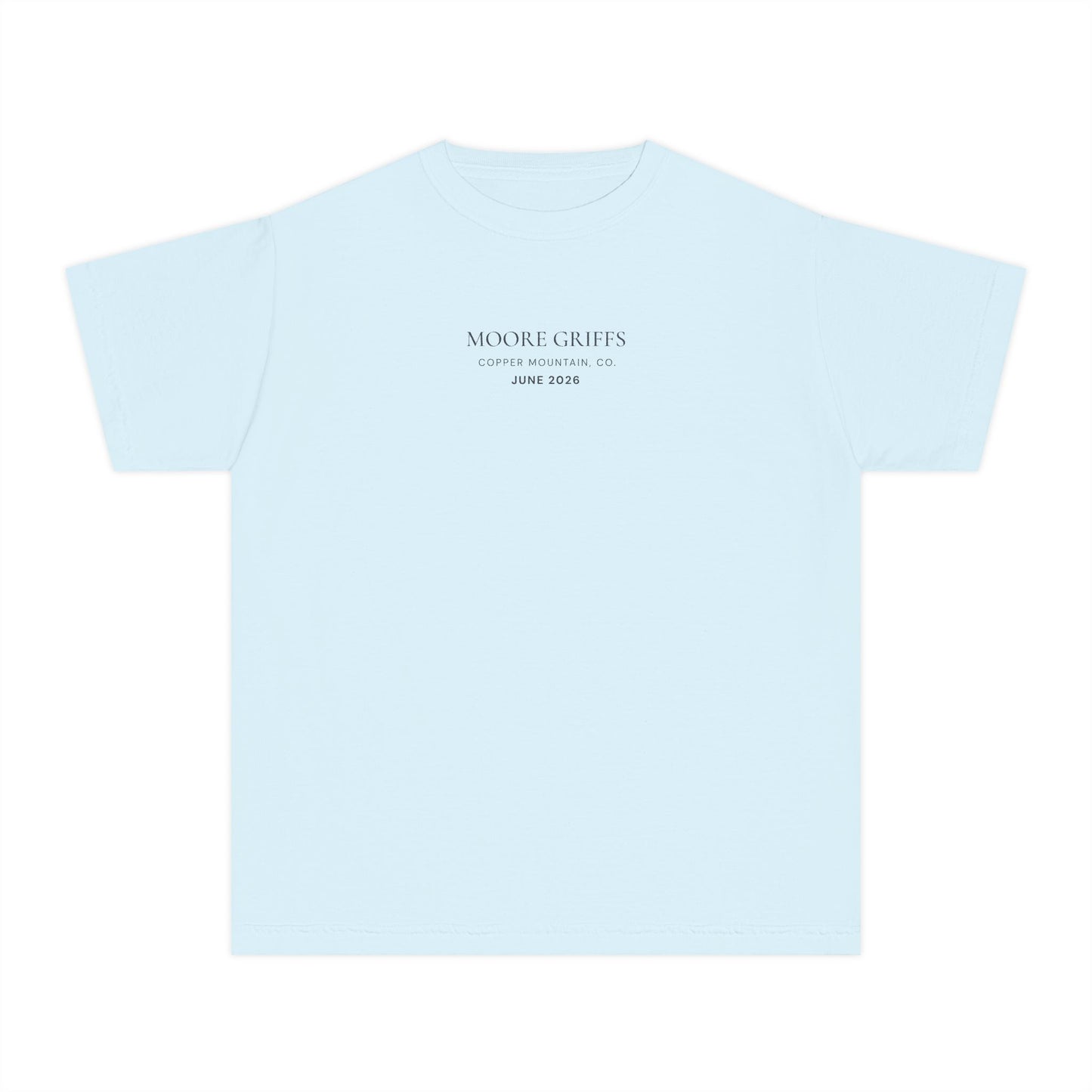 Youth Tee — 'GRIFF' Sunflower Logo Graphic