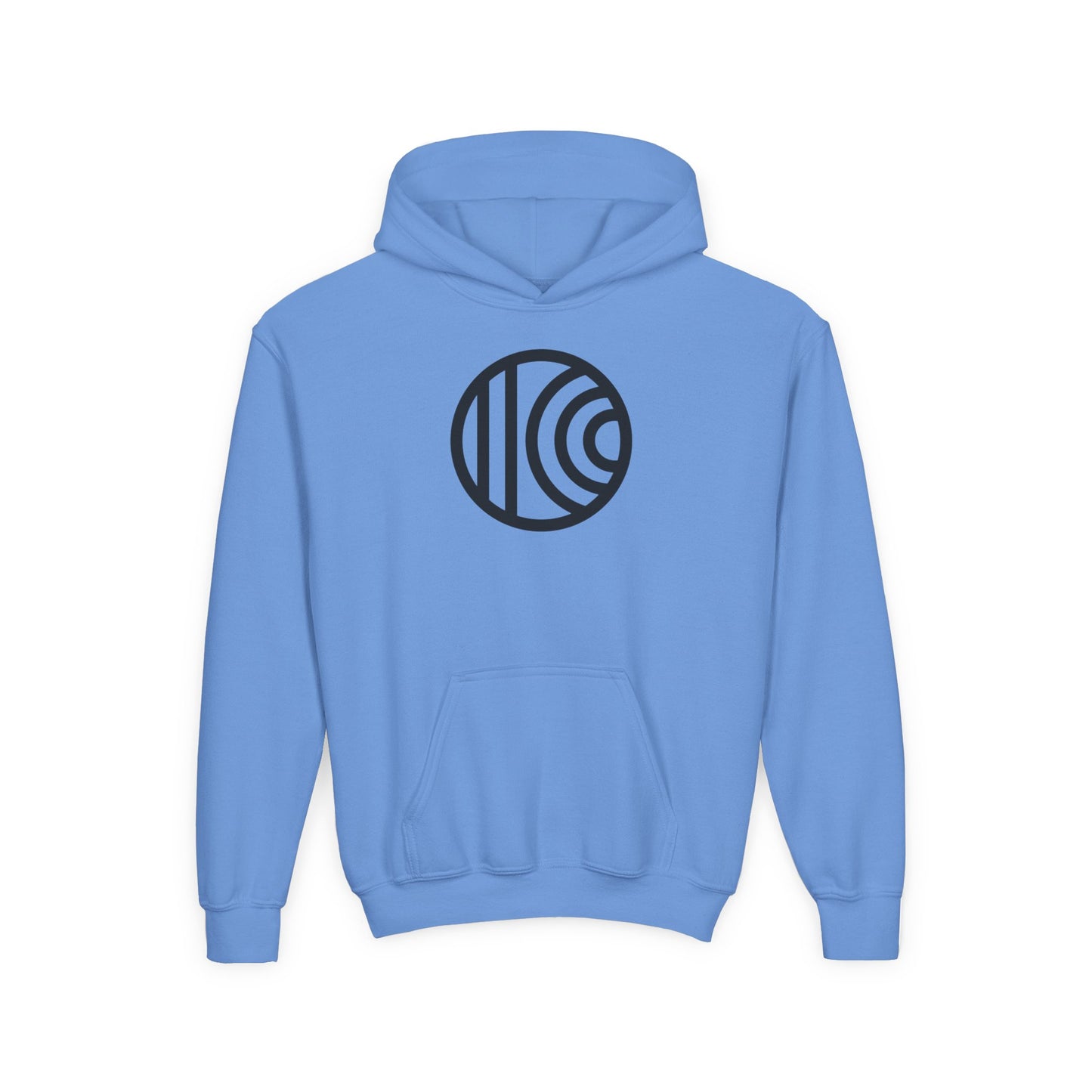 Trendy Youth Hoodie with Minimalist Circle Design